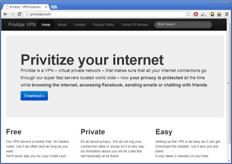 Privitize VPN Download